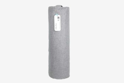 8. Gray yoga pillow